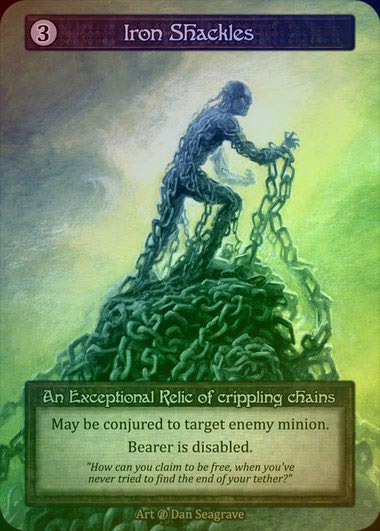 【FOIL】[Artifact] Iron Shackles [beta-Exceptional]
